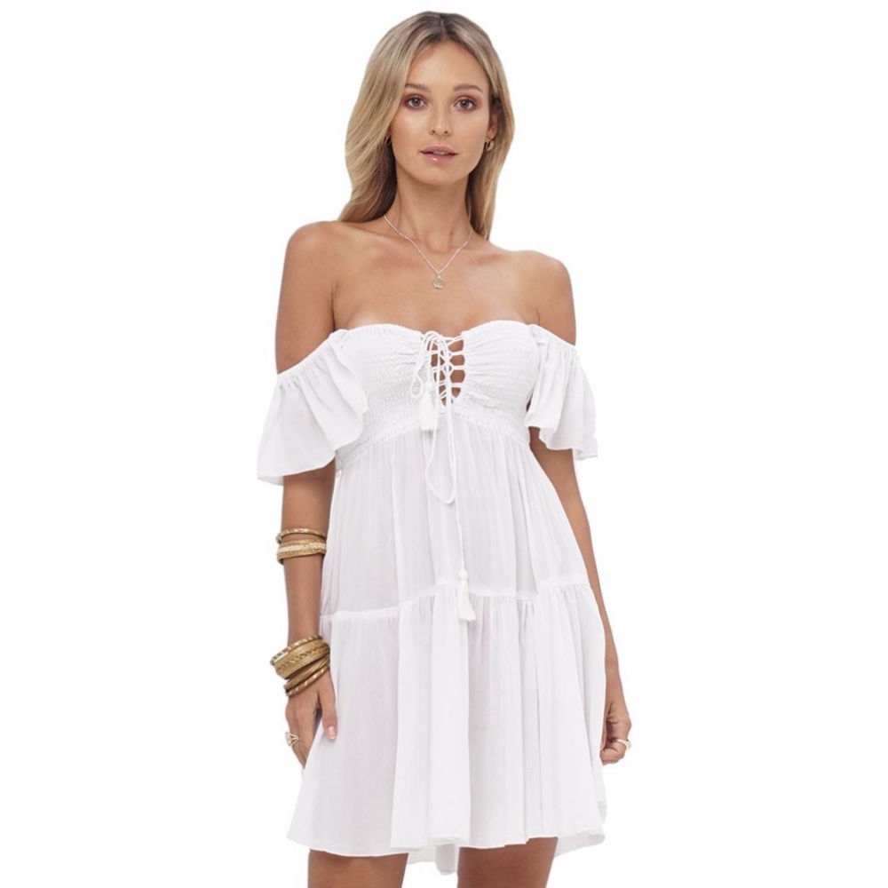 Quinn Mini Dress in BLUSH